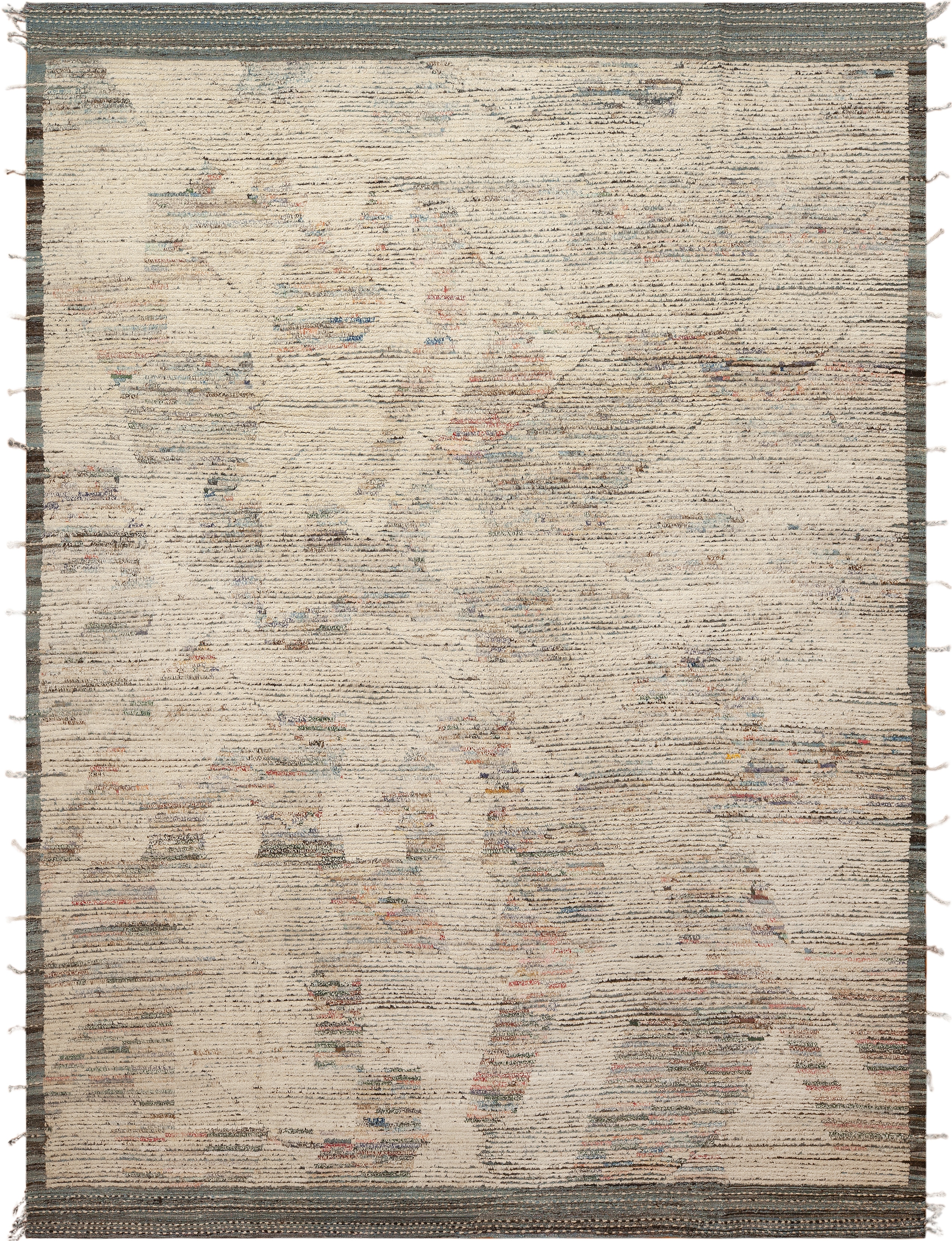 Modern Contemporary Muted Tones Rug 12325 Nazmiyal Rugs