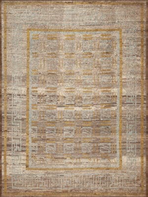 Contemporary Swedish Style Neutral Sky Blue and Earth Tones Rug 12277 by Nazmiyal Antique Rugs