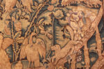 Antique Mythical Flemish Feuilles de Choux Tapestry 73586 by Nazmiyal Antique Rugs