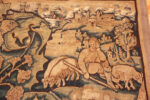 Antique Mythical Flemish Feuilles de Choux Tapestry 73586 by Nazmiyal Antique Rugs