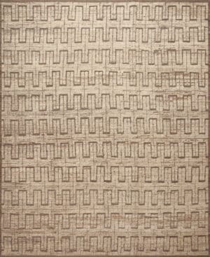 Architect's Echo Handwoven Modern Rug in Carved Earth Tones 12282 by Nazmiyal Antique Rugs