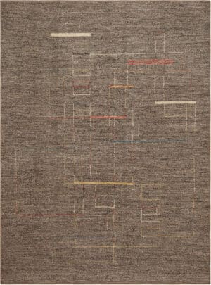 Modern Neutral Tones Minimalist Rug 12322 by Nazmiyal Antique Rugs