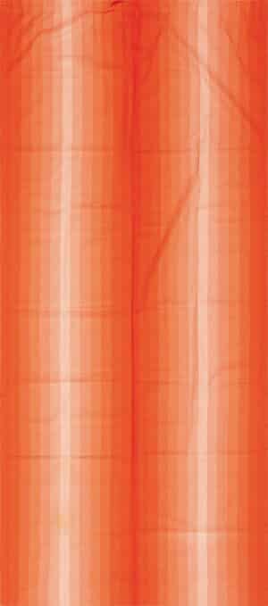 Vividly Orange Vintage Scandinavian Verner Panton Textile 47849 by Nazmiyal Antique Rugs