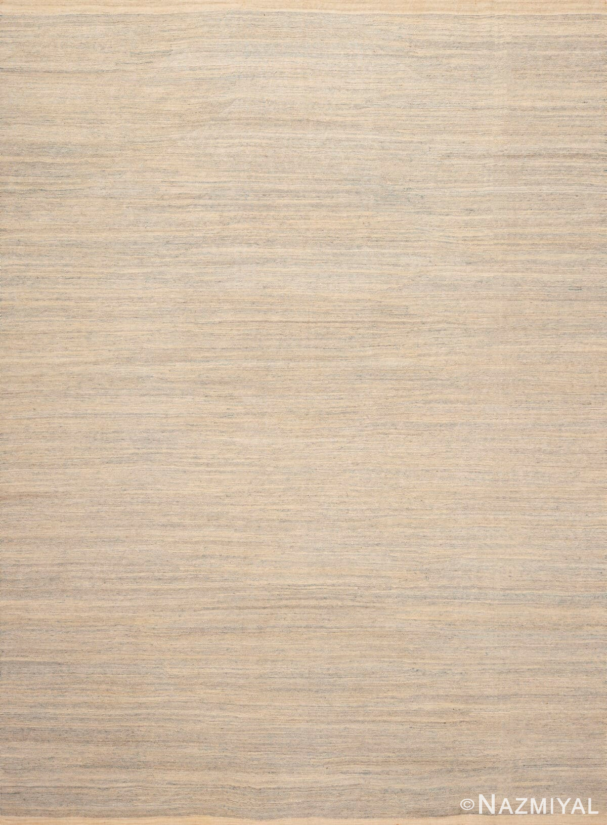 Contemporary Swedish Style Neutral Sky Blue And Sandy Tones Rug 12272 by Nazmyal Antique Rugs