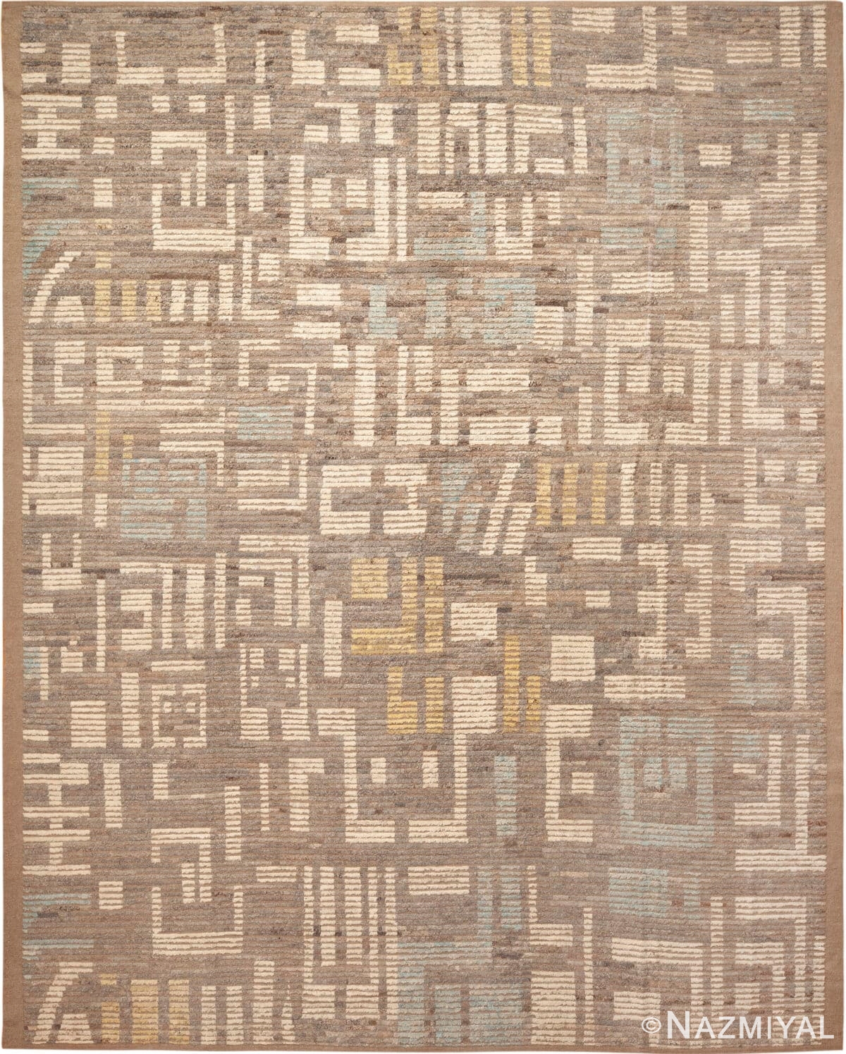 Modern Abstract Geometric Rug 12321 by Nazmiyal Antique Rugs