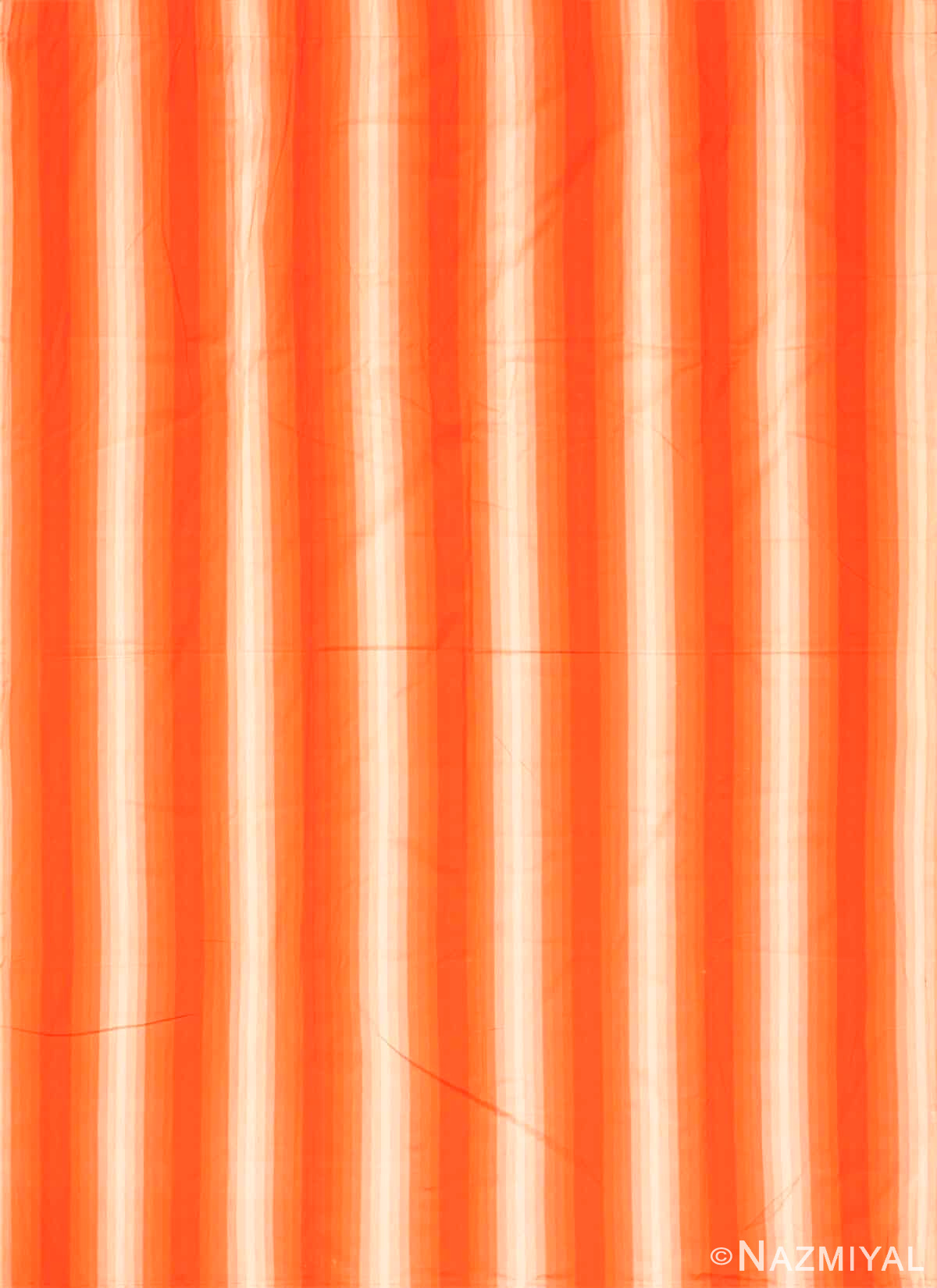 Bright Vintage Striped Design Scandinavian Verner Panton Textile 47850 Nazmiyal Antique Rugs