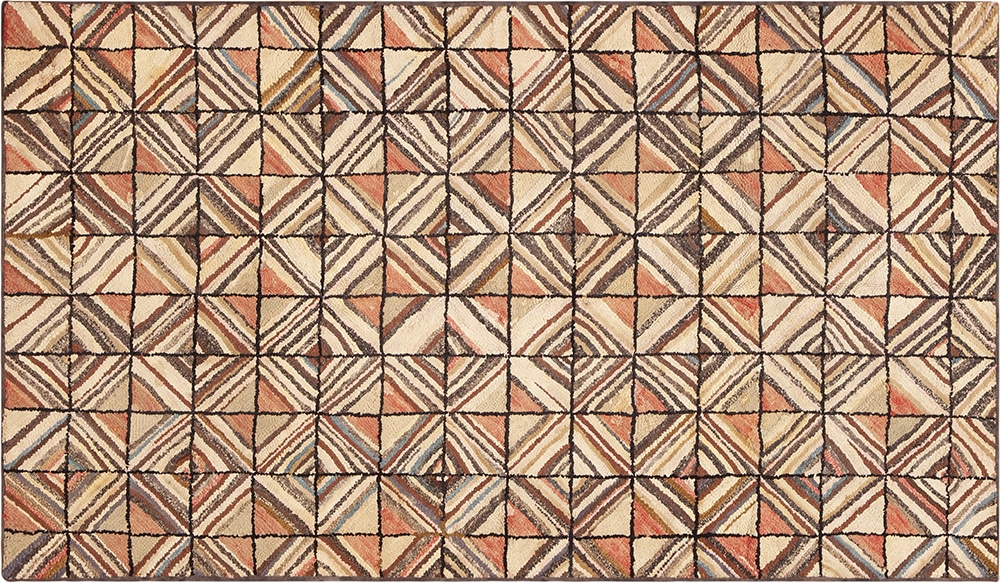 Antique American Hooked Rug 73596 by Nazmiyal Antique Rugs