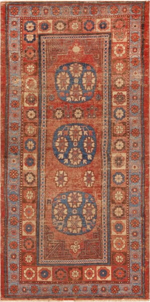 Antique East Turkestan Khotan Rug 73625 by Nazmiyal Antique Rugs