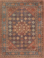 Antique Persian Kashan Dabir Rug 73627 by Nazmiyal Antique Rugs