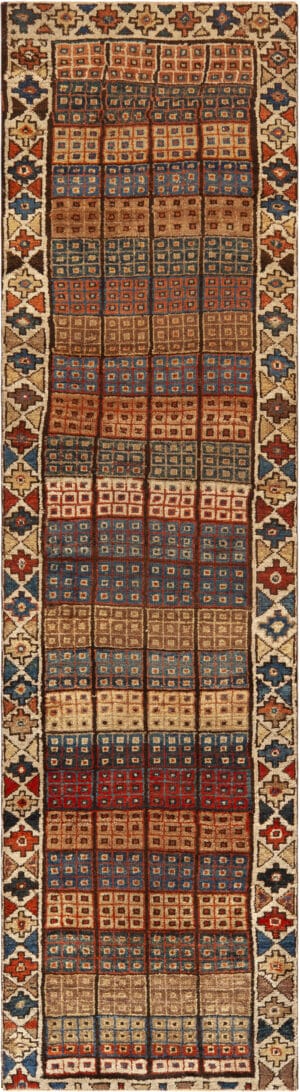 Antique Persian Kurdish Runner Rug 73641 by Nazmiyal Antique Rugs
