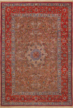 Masterpiece Antique Persian Mashad Wool & Silk Rug by Master Weaver Saber 73626 by Nazmiyal Antique Rugs