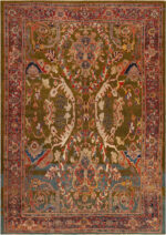 Antique Persian Sultanabad Rug 73628 by Nazmiyal Antique Rugs