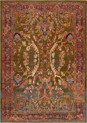 Antique Persian Sultanabad Rug 73628 by Nazmiyal Antique Rugs