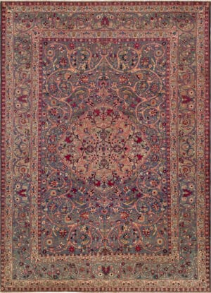 Antique Persian Tehran Tree Of Life Rug 73631 by Nazmiyal Antique Rugs