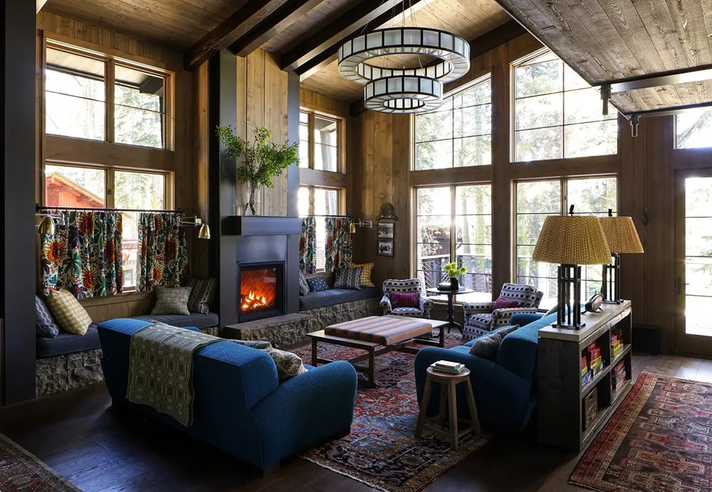 Antique Rugs In Open Concept Interior Design by Nazmiyal Antique Rugs