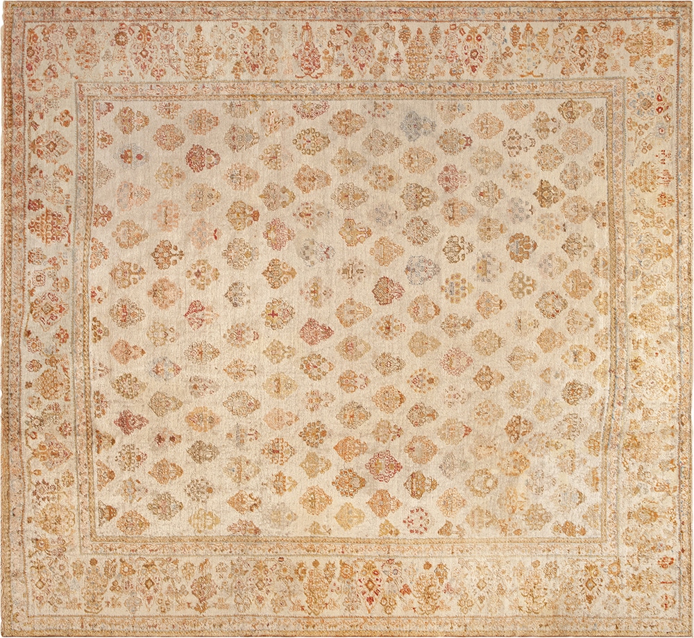 Antique Turkish Oushak Angora Rug 73629 by Nazmiyal Antique Rugs