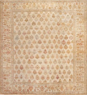Antique Turkish Oushak Angora Rug 73629 by Nazmiyal Antique Rugs