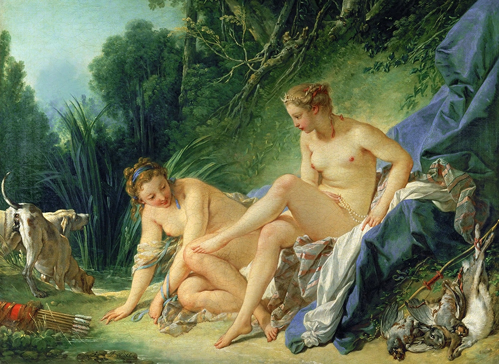 François Boucher Diana Resting After Her Bath 1742