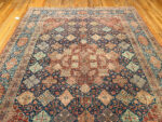 Antique Persian Kashan Dabir Rug 73627 by Nazmiyal Antique Rugs