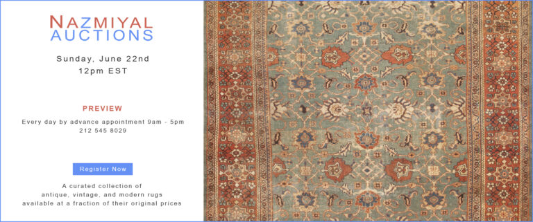 June 2025 Auction by Nazmiyal Antique Rugs