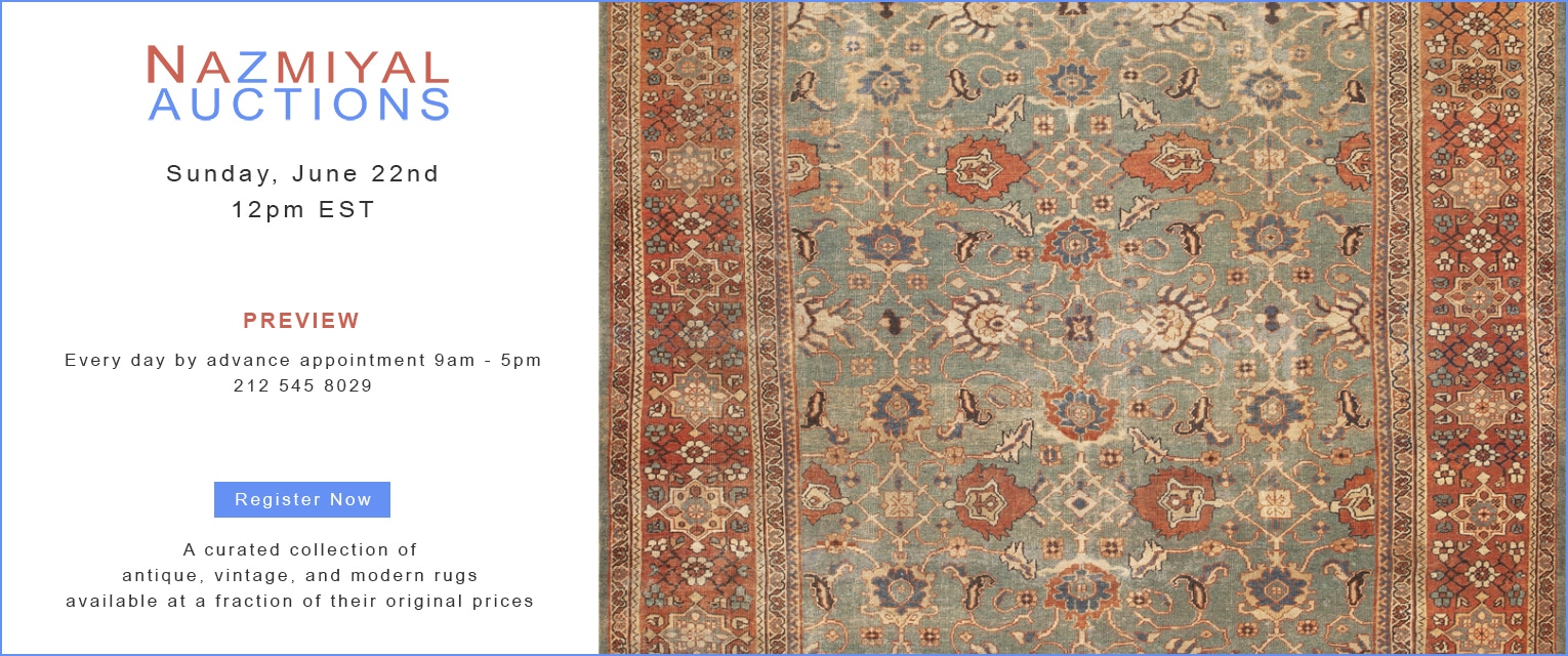 June 2025 Auction by Nazmiyal Antique Rugs