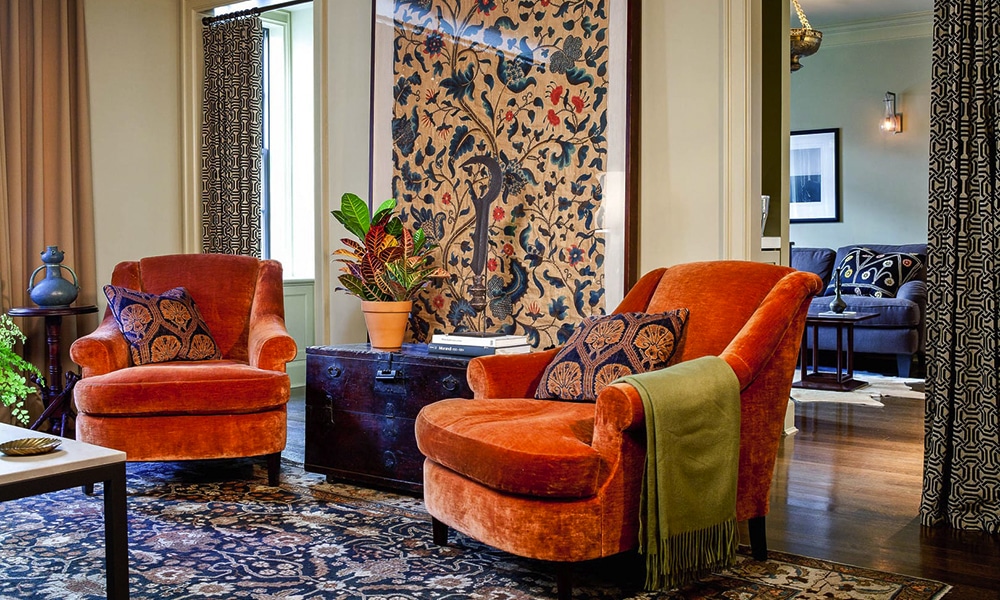 Antique Persian Rug In A Sustainable Modern Interior | Glenn Gissler Design