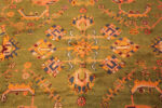 Antique Turkish Oushak Rug 73632 by Nazmiyal Antique Rugs