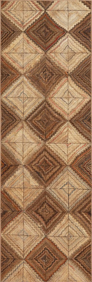 Antique American Hooked Rug 73597 by Nazmiyal Antique Rug