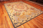 Antique French Aubusson Rug Floor Antique French Aubusson Rug Floor 73674 by Nazmiyal Antique Rugs