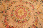 Antique French Aubusson Rug Medallion Antique French Aubusson Rug Medallion 73674 by Nazmiyal Antique Rugs