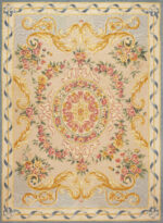 Gorgeous Antique Unique French Aubusson Rug Gorgeous Antique Unique French Aubusson Rug 73674 by Nazmiyal Antique Collection