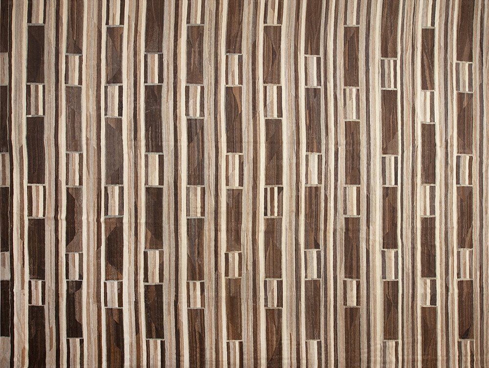 Large Moroccan Contemporary Flat Woven Earthy Tones Kilim Rug 11838 by Nazmiyal Antique Rugs
