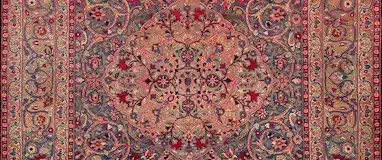 Masterpiece Antique Persian Tehran Rug by Nazmiyal