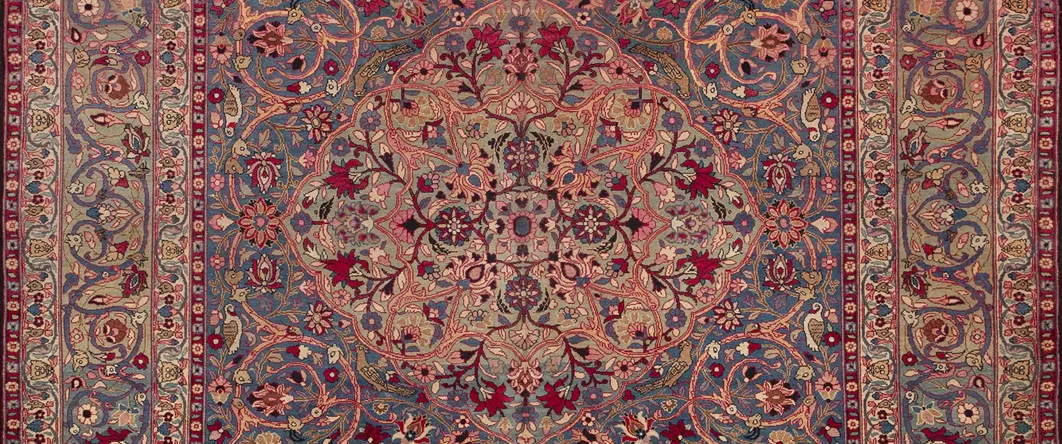 Masterpiece Antique Persian Tehran Rug by Nazmiyal
