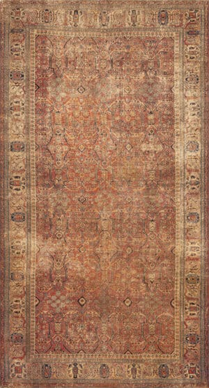 Timeworn Majesty: Seventeenth-Century Persian Khorassan Rug with Ornate Latticework 73477 by Nazmiyal Collection
