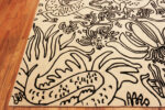 Vintage Mythic Garden Dragon Motif Rug – Bold, Playful, and Collectible 73682 by Nazmiyal Antique Collection