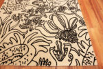 Vintage Mythic Garden Dragon Motif Rug – Bold, Playful, and Collectible 73682 by Nazmiyal Antique Collection
