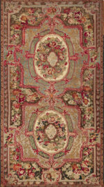 Antique Caucasian Floral Karabagh Rug Antique Caucasian Floral Karabagh Rug 73654 by Nazmiyal Antique Collection