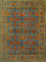 Antique Chinese Deco Rug 73717 by Nazmiyal Antique Rugs