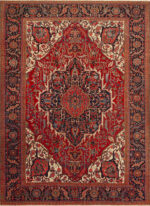 Impressive Heriz Rug Antique Persian Handwoven Design for Collectors and Interiors Impressive Heriz Rug Antique Persian Handwoven Design for Collectors and Interiors 73284 by Nazmiyal Antique Collection