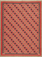 Antique Scandinavian Geometric Bed Cover Textile 73653 by Nazmiyal Antique Rugs