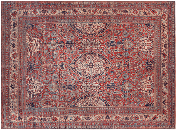 Iranian silk carpet