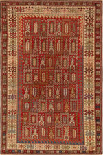 Antique Shirvan Geometric Caucasian Rug 73707 by Nazmiyal Antique Rugs