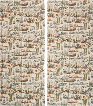 Vintage Pair of Primavera Curtains by Josef Frank 73681 by Nazmiyal Antique Rugs