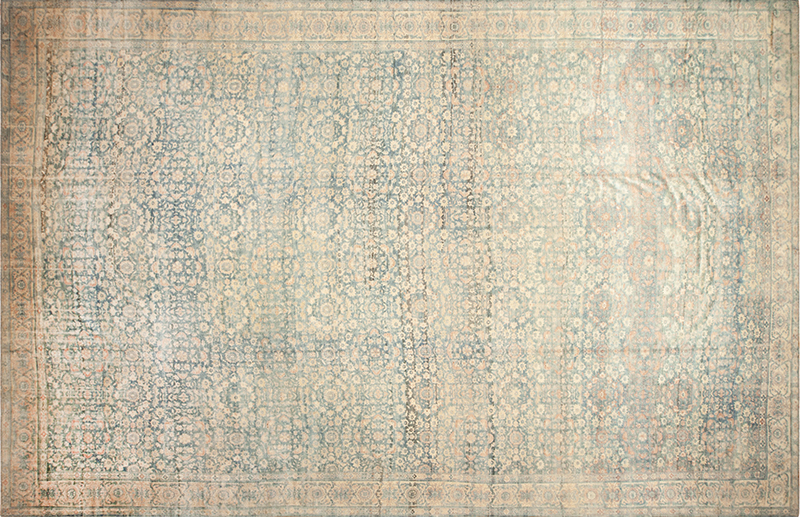 Subtly Sophisticated Antique Malayer Persian Expertly Knotted Rug 73473 by Nazmiyal Antique Collection