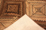Back Of Antique American Hooked Rug Back Of Antique American Hooked Rug 73597 by Nazmiyal Antique Rugs