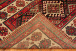 Back of Antique Geometric Talish Runner Rug 72052 by Nazmiyal Antique Rugs