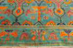 Border of Antique Chinese Deco Rug 73717 by Nazmiyal Antique Rugs