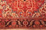 Border of Heriz Rug Masterpiece Bold Persian Weaving from a Legendary Tradition by Nazmiyal Antique Collection Border of Heriz Rug Masterpiece Bold Persian Weaving from a Legendary Tradition 73154 by Nazmiyal Antique Collection
