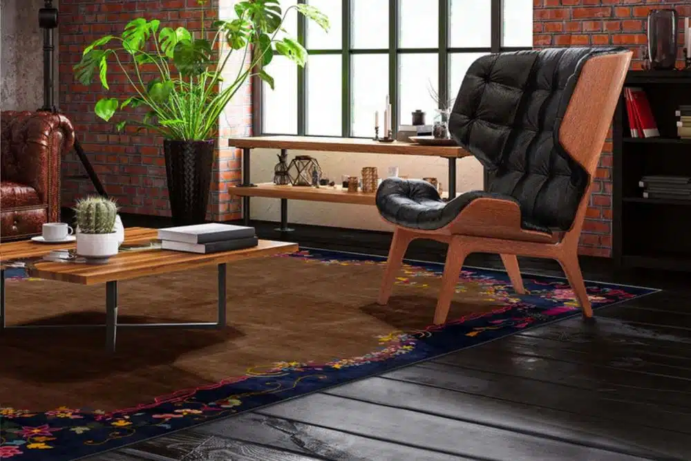 Chinese art deco rug